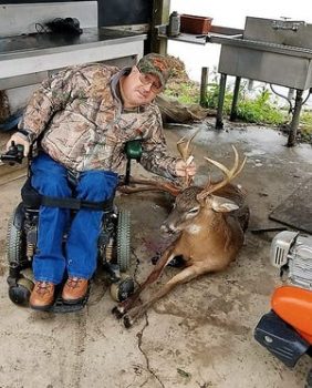 Thad Bellow loves hunting. He took this 160-pound, eight-point buck in 2018 at his hunting camp in Sorrento with a 7mm-08 rifle at 140 yards.