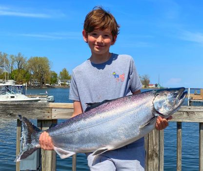 Happy angler: Boy, 12, wins $15,000 grand prize in Spring LOC Derby on Lake Ontario
