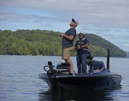 Out on Candlewood Lake, military vets find peace, and some big fish