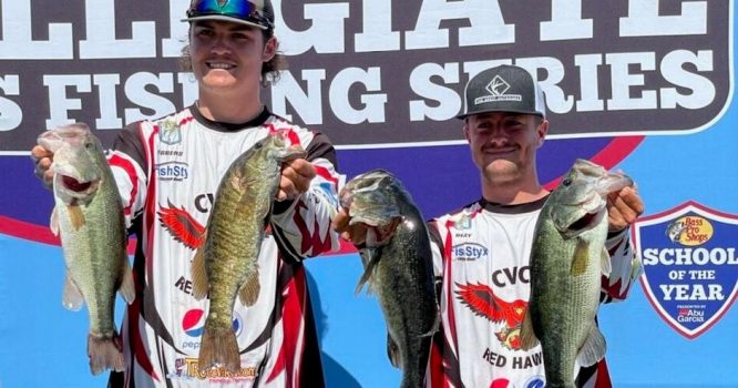 Red Hawks place 3 teams in top 100 at Alabama bass tournament |