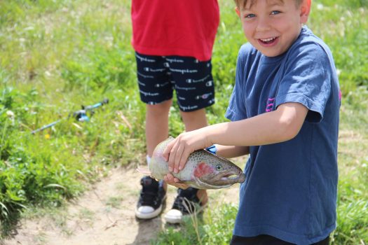 PHOTOS: Families angle for trout, catfish at Yesness Pond during Free Fishing Day