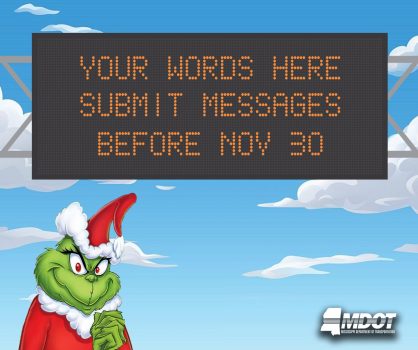 News Briefs: Public invited to submit holiday messages for highway digital signs