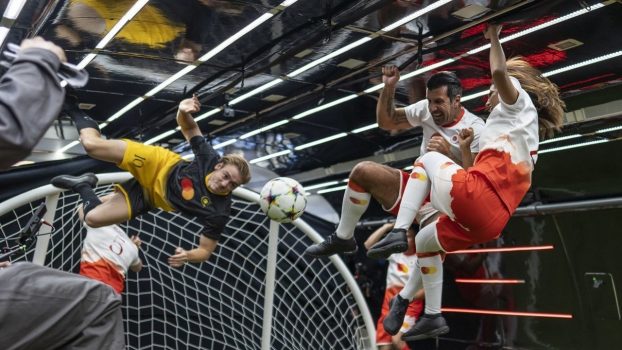 Zero gravity soccer game breaks world record