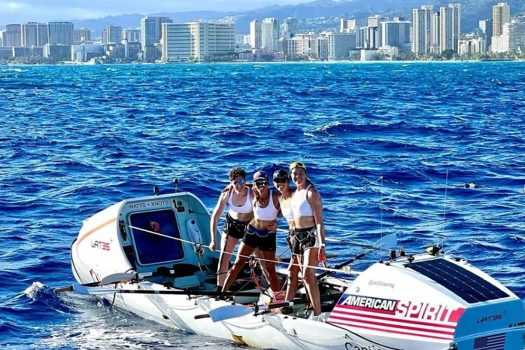 World Record: All-Female Team Rows Across the Pacific, Makes History