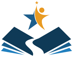 DDOE logo - a star rising above an open book