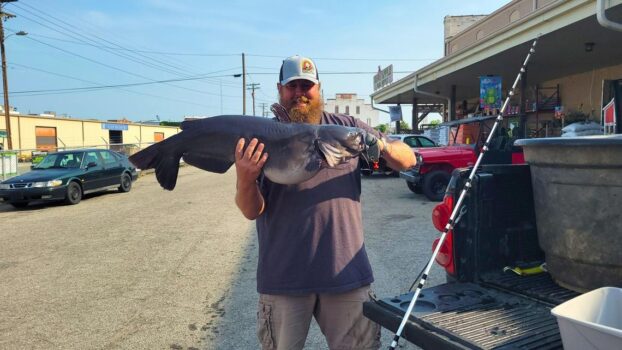 Rockingham County man catches record-breaking catfish