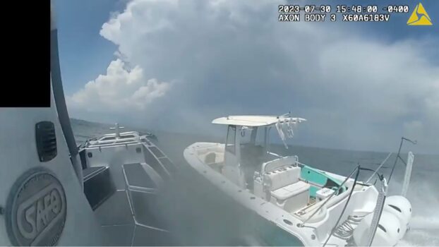 Watch: Florida Deputy Leaps into Runaway Boat