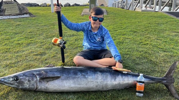 Nine-year-old to set new Australian fishing record