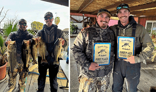 Bizzini and Banuelos Take Top Prize at Hook Line & Sinker Fishing Event