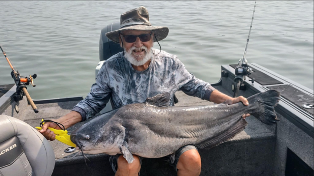 Kansas man reels in new personal best with 61-pound catfish