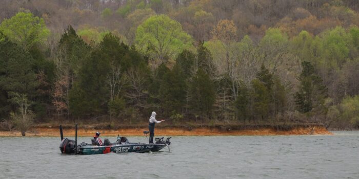 Rookie Drew Gill Grabs Early Lead at Major League Fishing Stage Three Presented by Mercury at Dale Hollow Lake