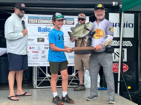 Junior bass anglers show out at AGFF Commissioners Cup